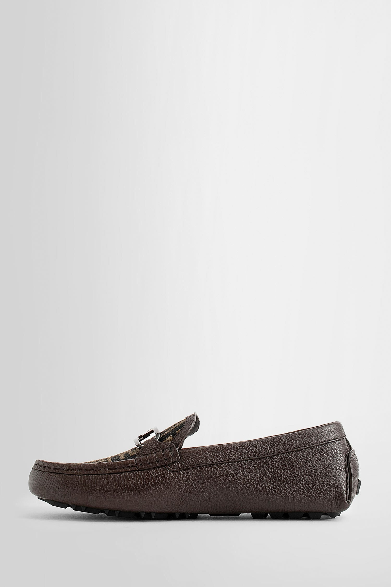 FENDI MAN BROWN LOAFERS - 4