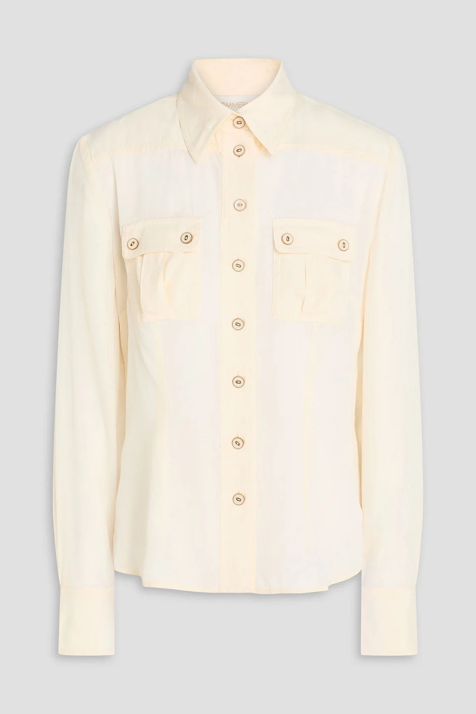 Crepe de chine shirt - 1