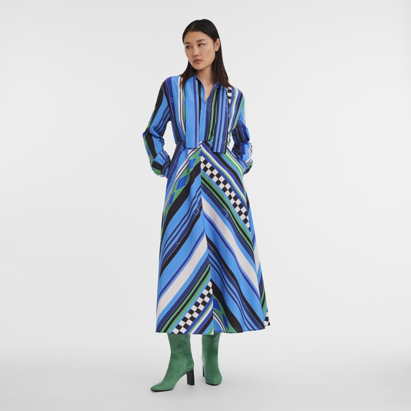Longchamp Fall-Winter 2023 Collection Dress Cobalt - OTHER outlook