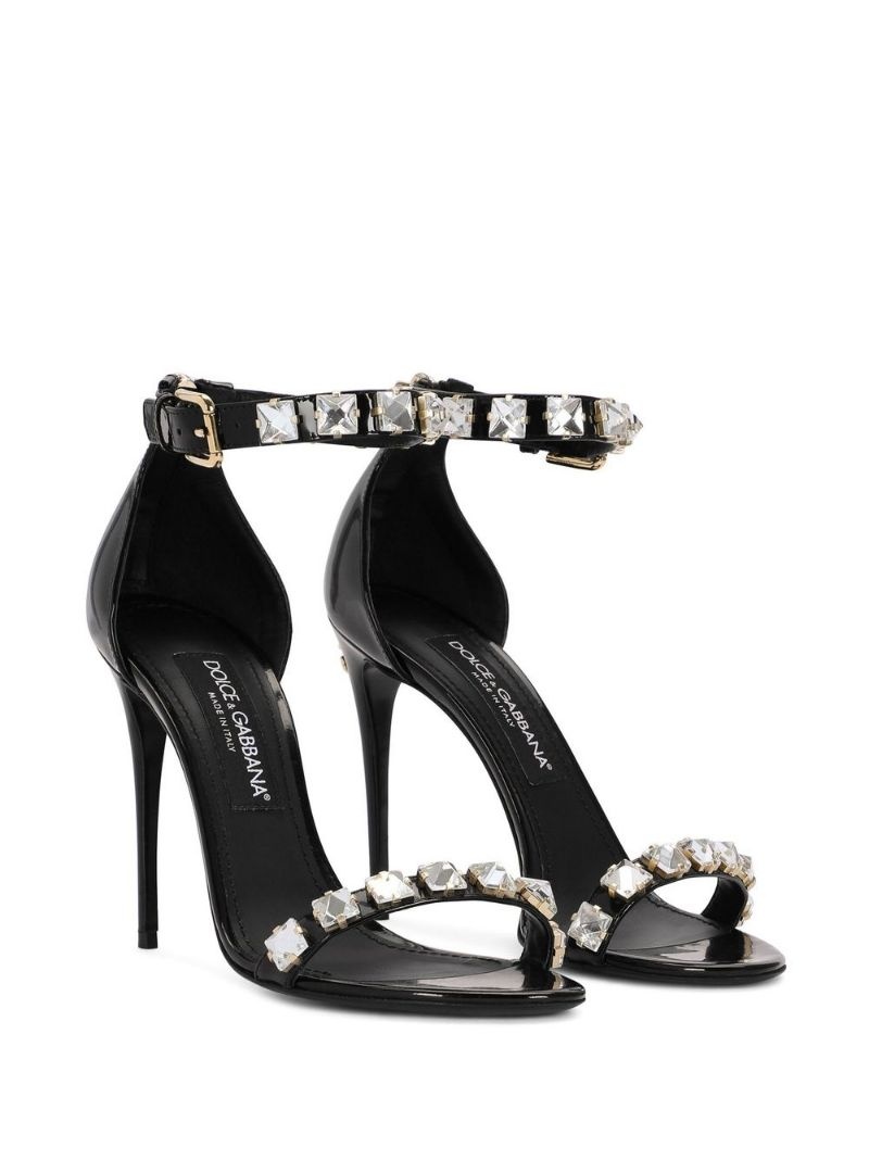 crystal-embellished sandals - 2