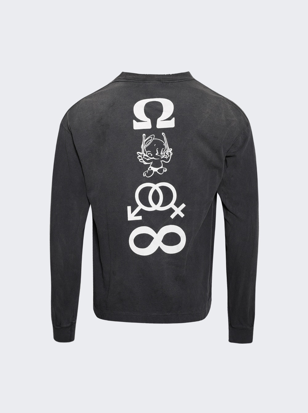 Candle Long Sleeve Tee Black - 2
