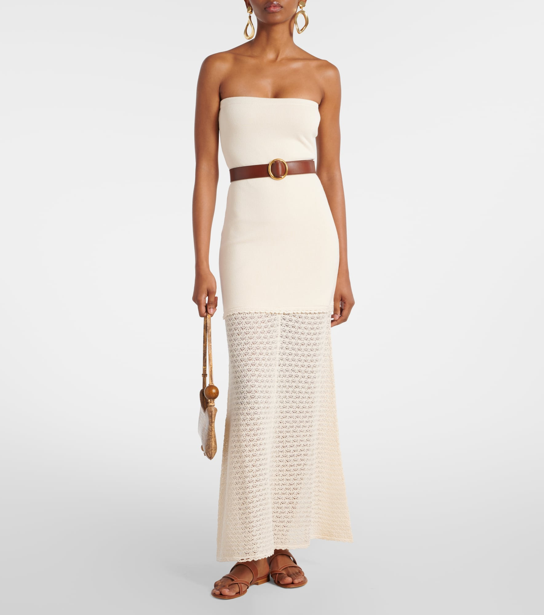 Romy crochet-trimmed maxi dress - 2