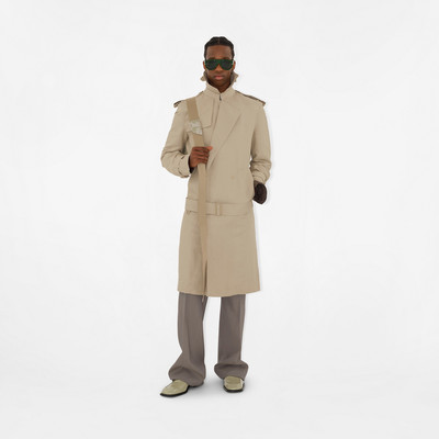 Burberry Long Tricotine Trench Coat outlook