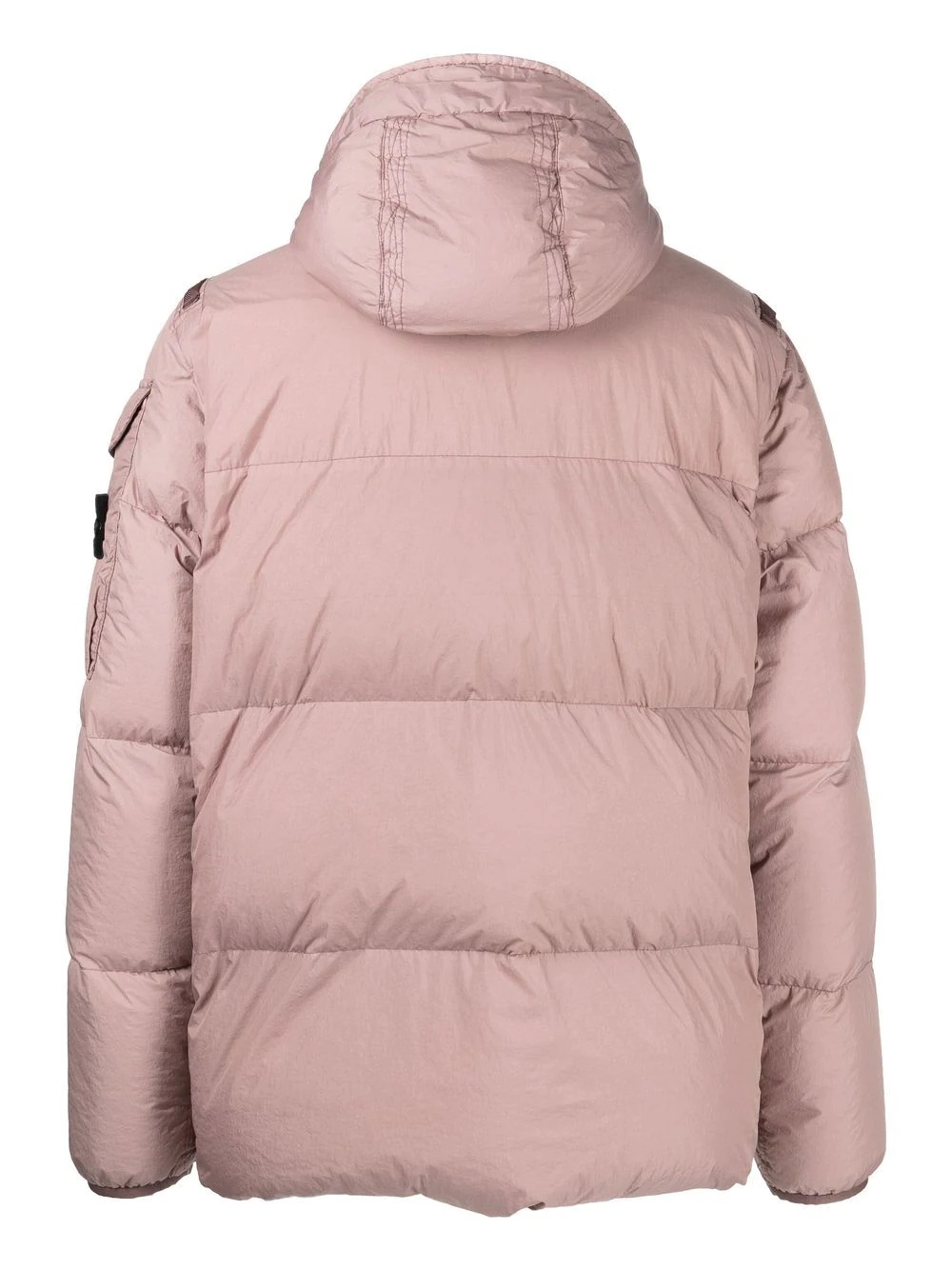 Compass-patch puffer jacket - 2