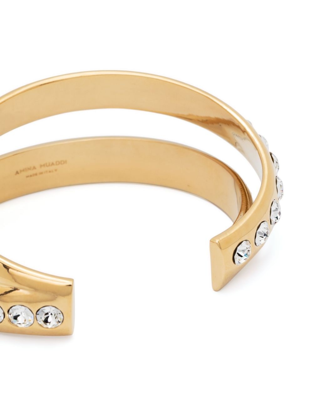 Jahleel crystal-embellished cuff bracelet - 3