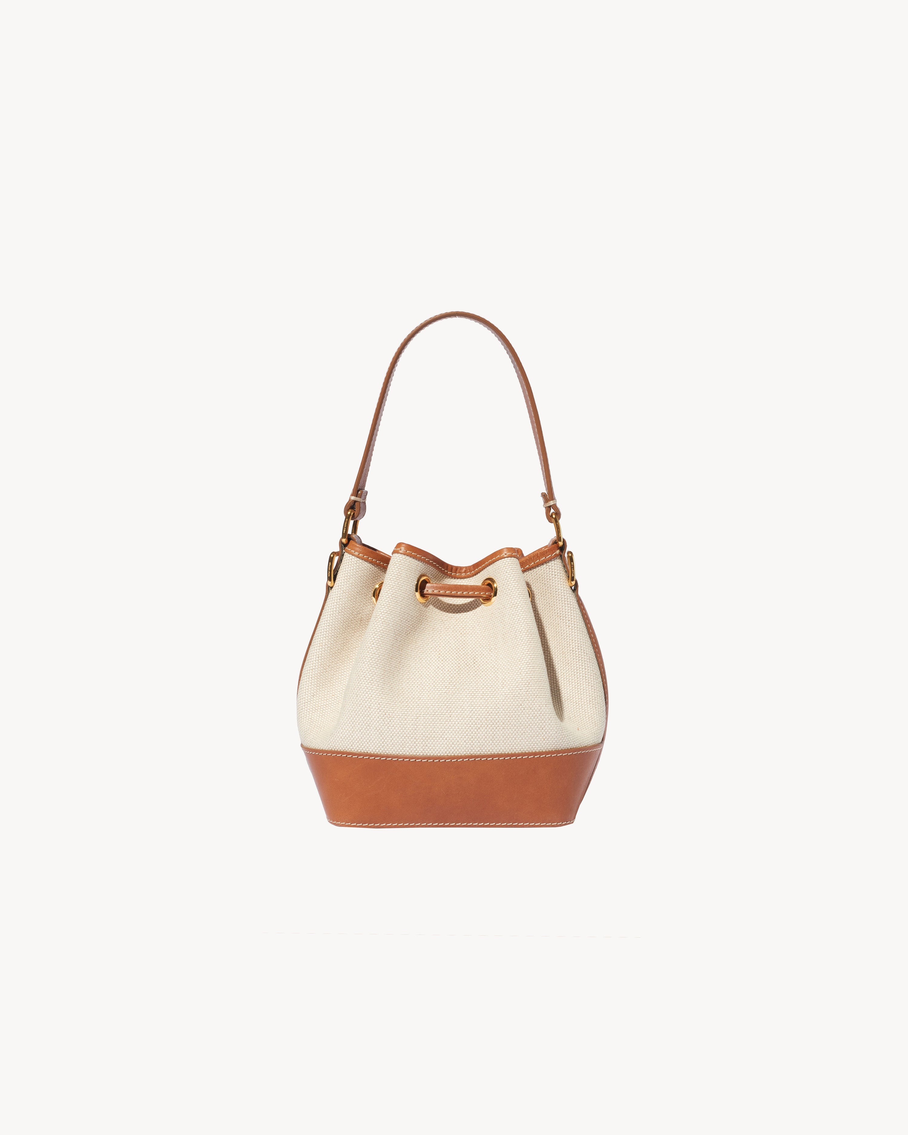 BRIGITTE MINI BUCKET BAG CANVAS - 5