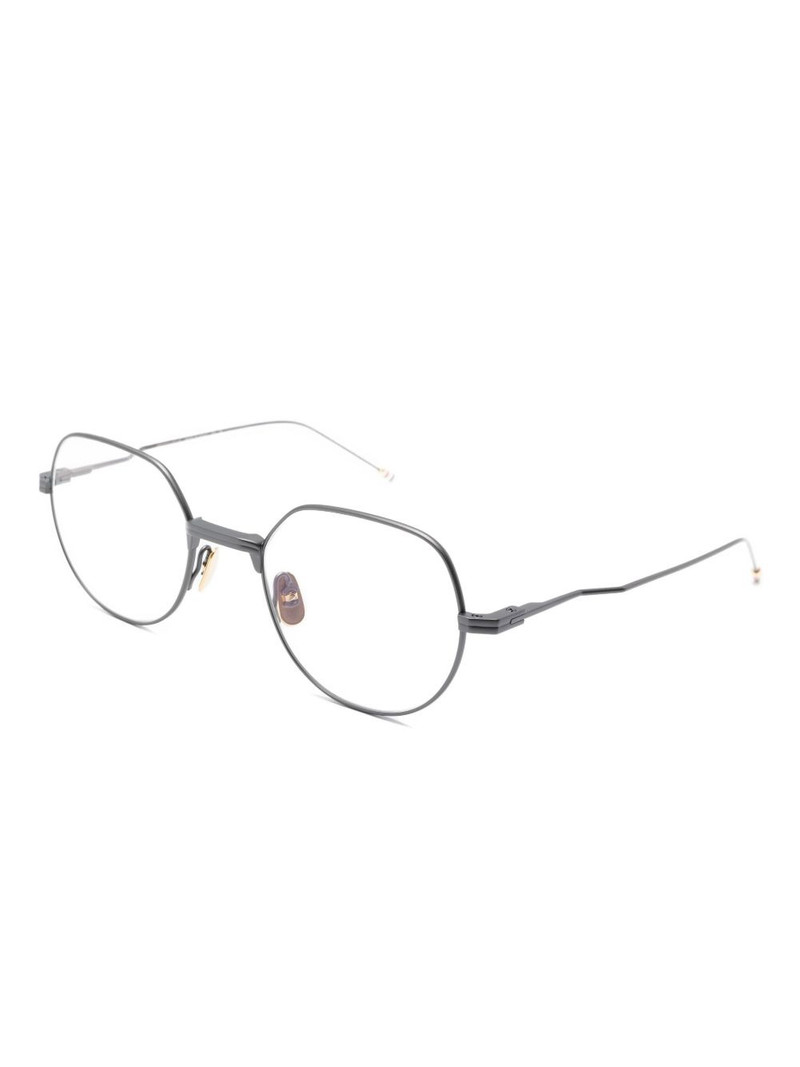 Thom Browne round-frame metal glasses outlook
