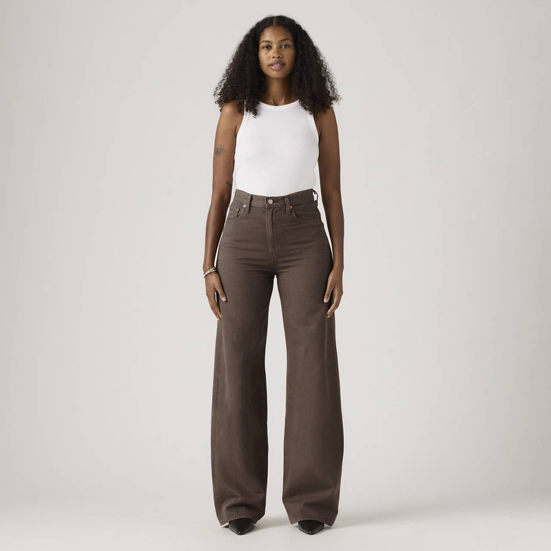 RIBCAGE WIDE-LEG WOMEN'S PANTS 5