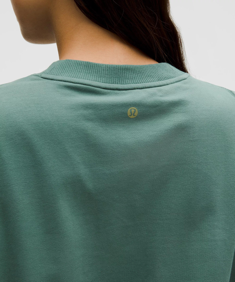 Lunar New Year Sueded Terry Front-Overlap Pullover 5