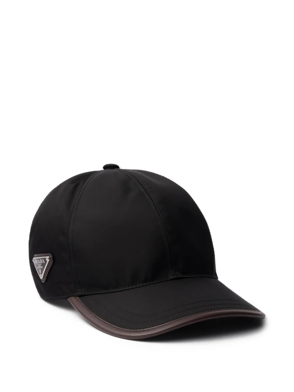 enamelled-logo baseball cap hat - 1