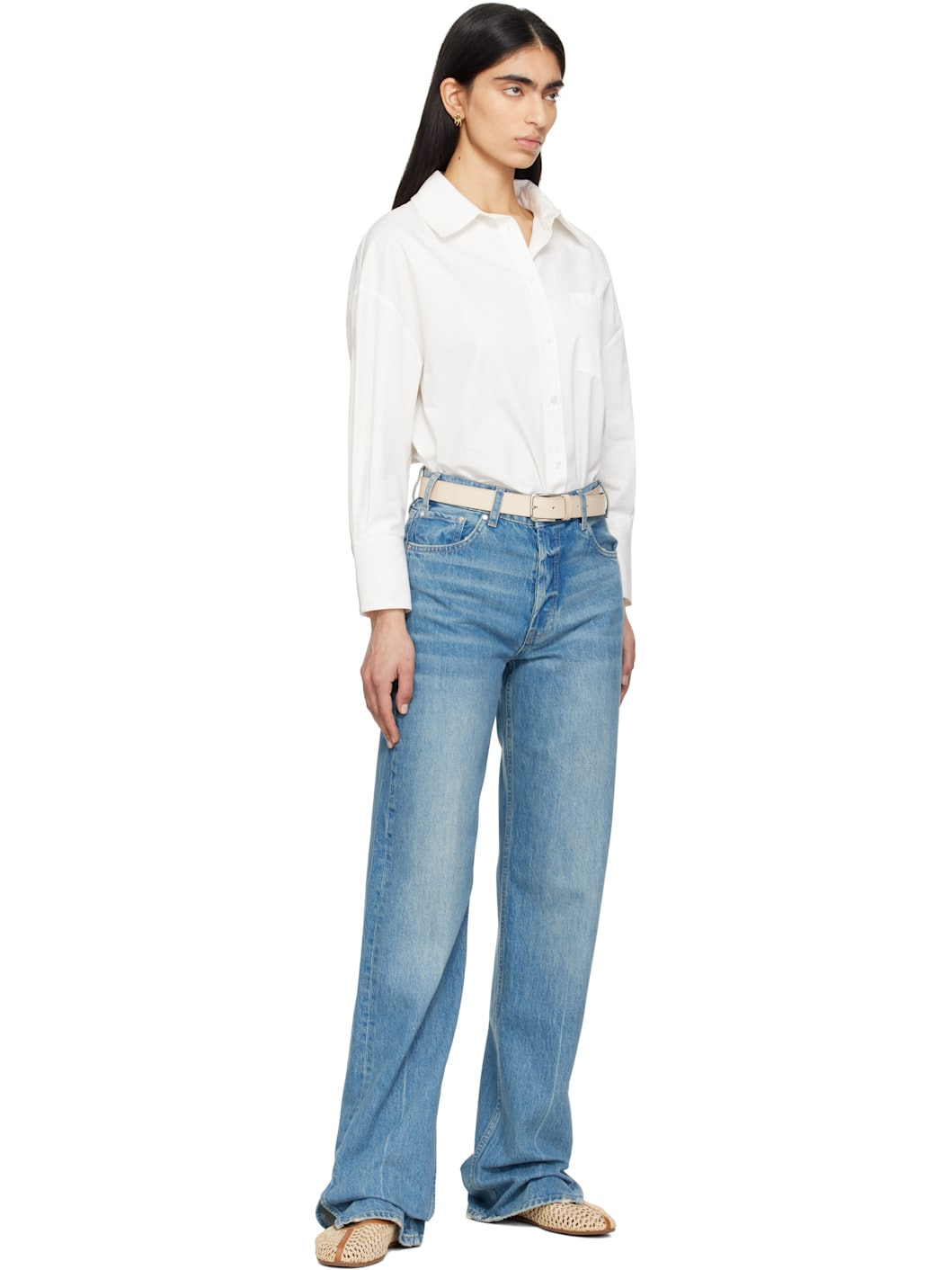 Beige Toni Leather Belt - 3