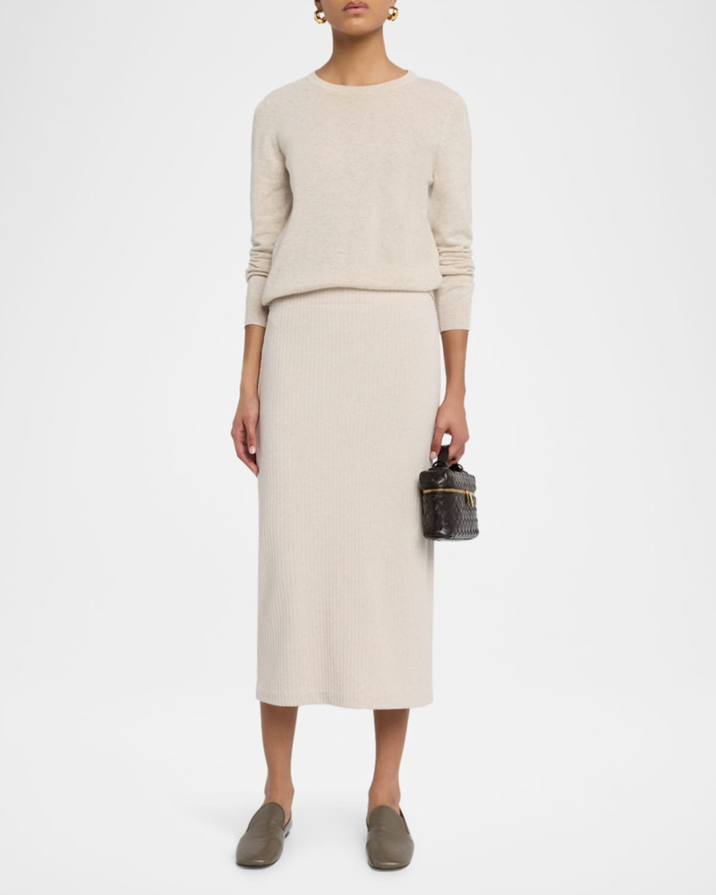 Vince Rib-Knit Midi Skirt outlook