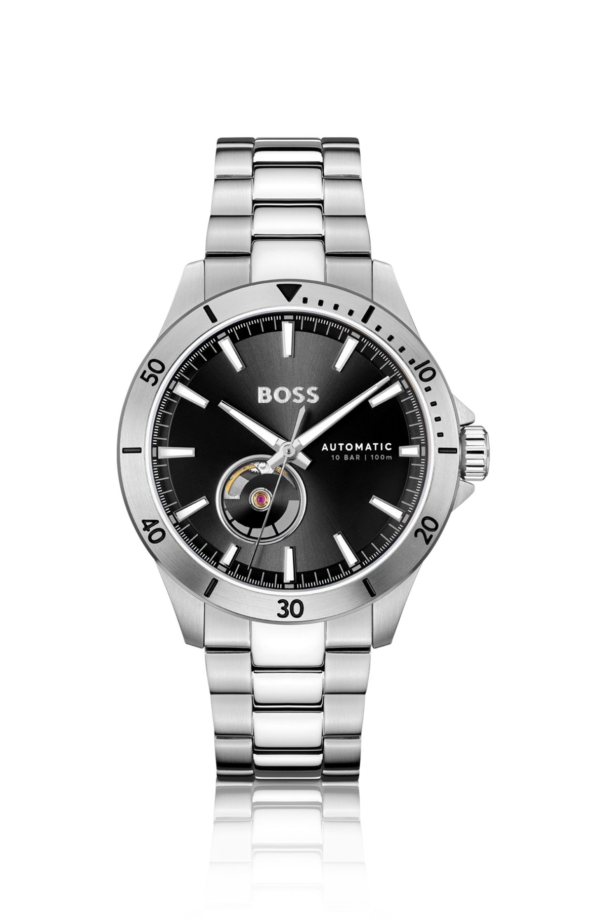 STAINLESS-STEEL WATCH WITH JAPANESE AUTOMATIC MOVEMENT - 1