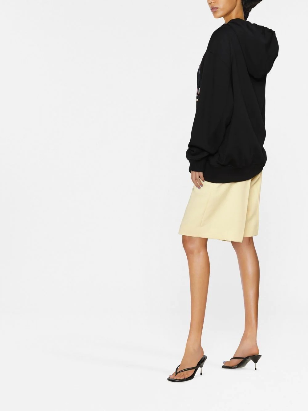 oversized logo-collage hoodie - 4