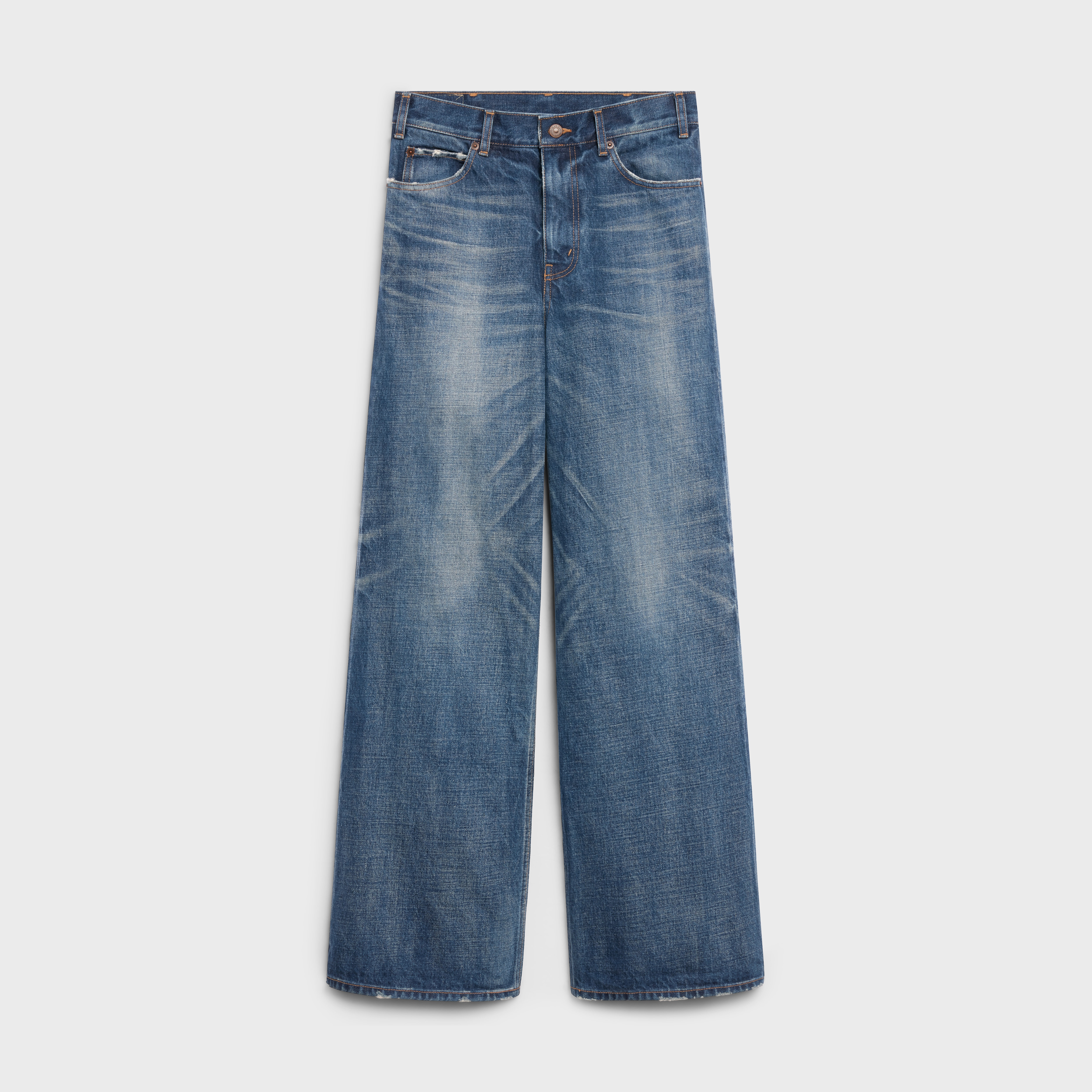 FLARED SURF JEANS IN DARK UNION WASH DENIM - 1