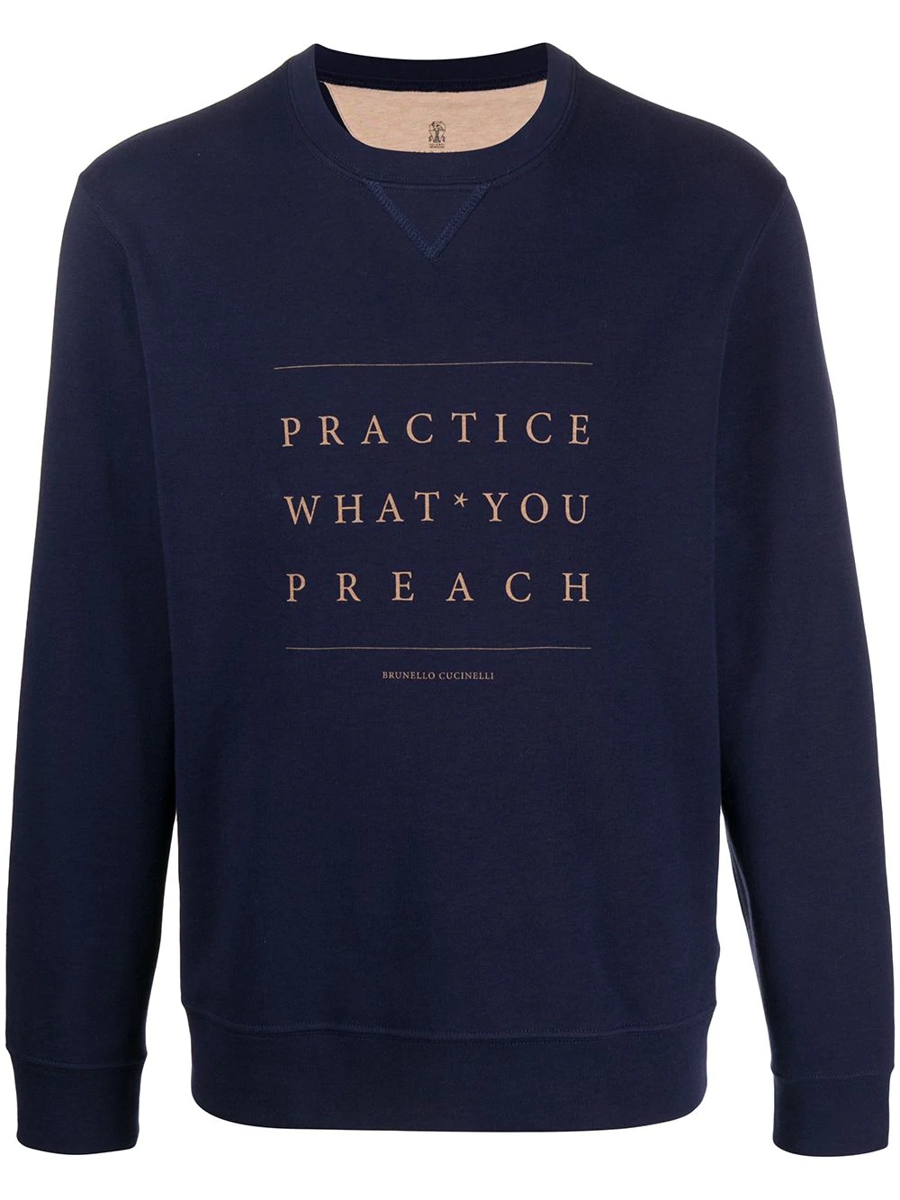 slogan print sweatshirt - 1