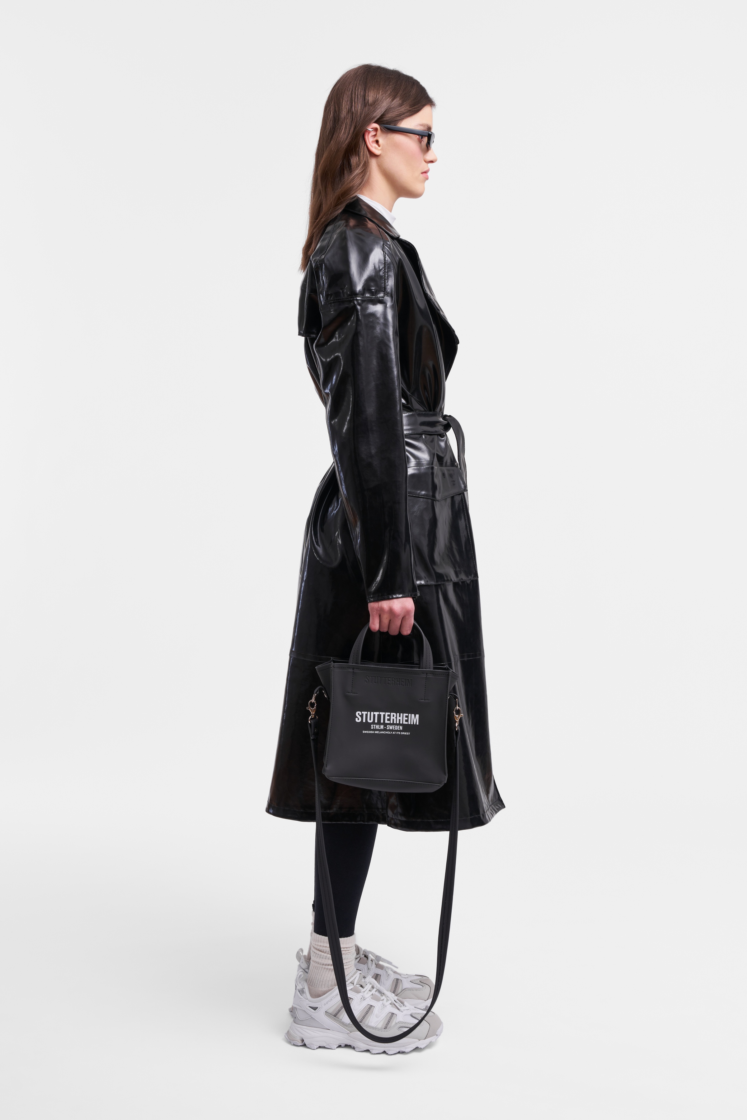 Kista Opal Trench Coat Black - 4
