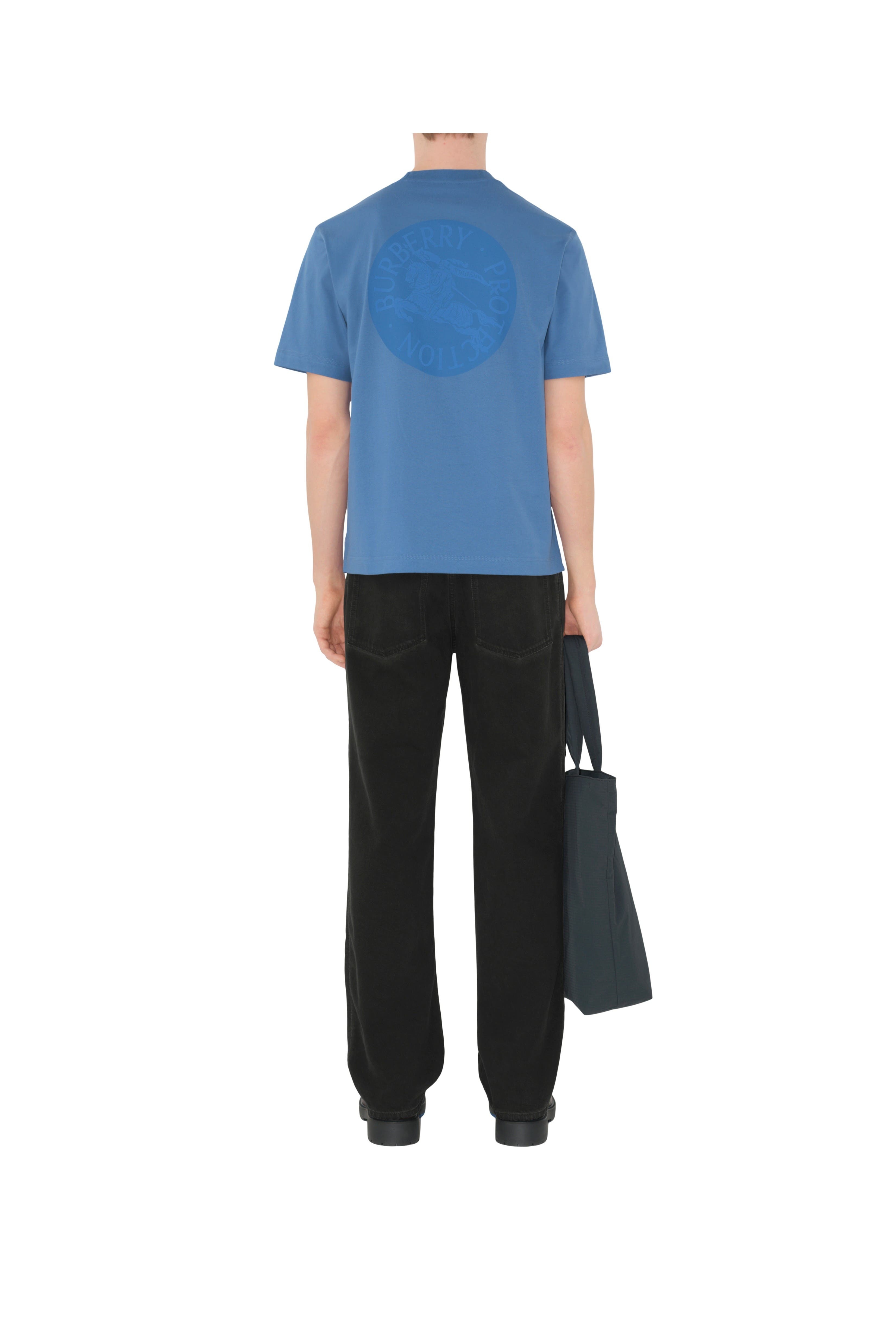 burberry EKD Badge Cotton T-shirt in Pool at Nordstrom - 2