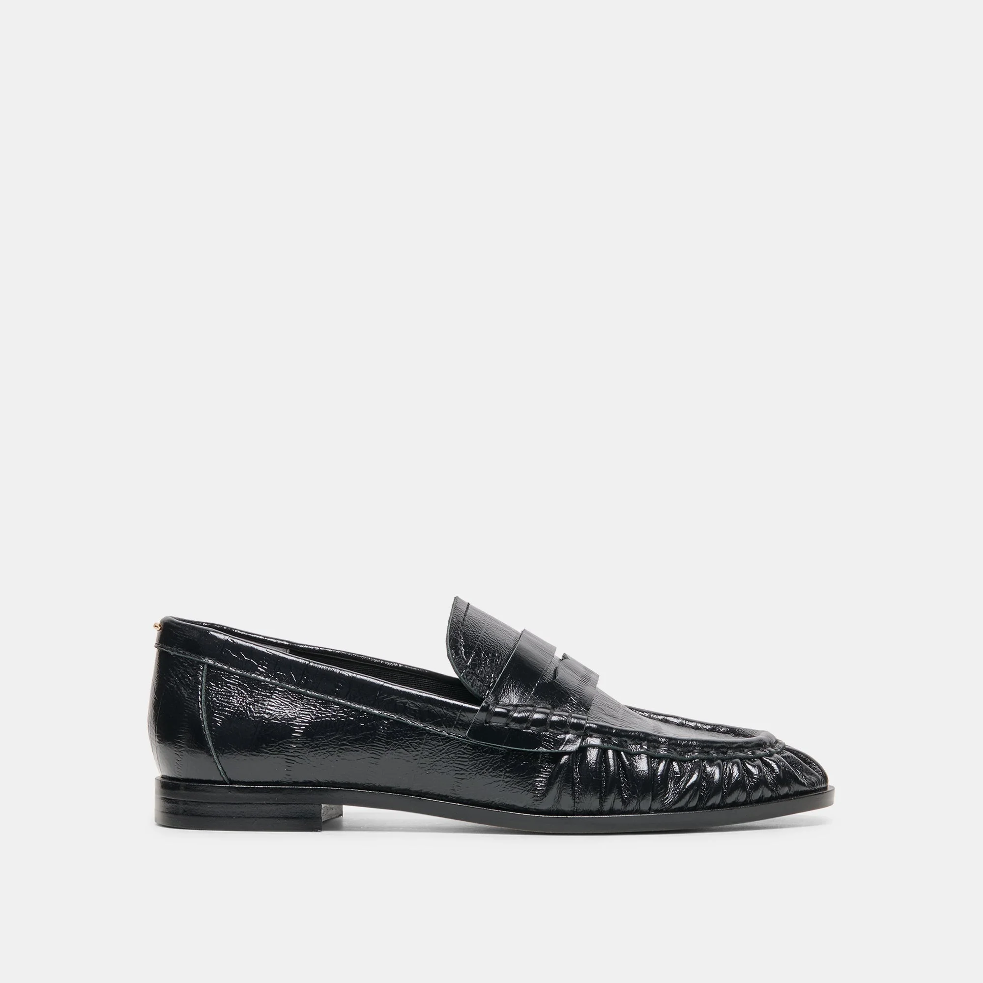 BAXEN LOAFERS NOIR EMBOSSED LEATHER - 1