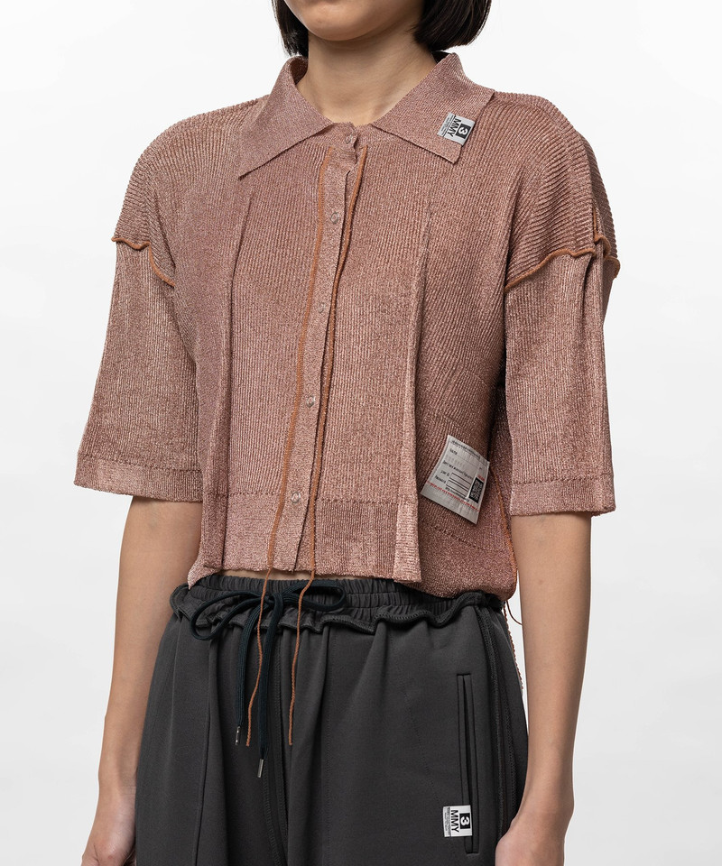 Inside-Out Glitter Knit Cardigan 15