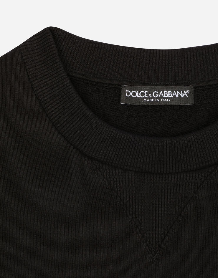 Jersey sweatshirt with Dolce&Gabbana print - 4