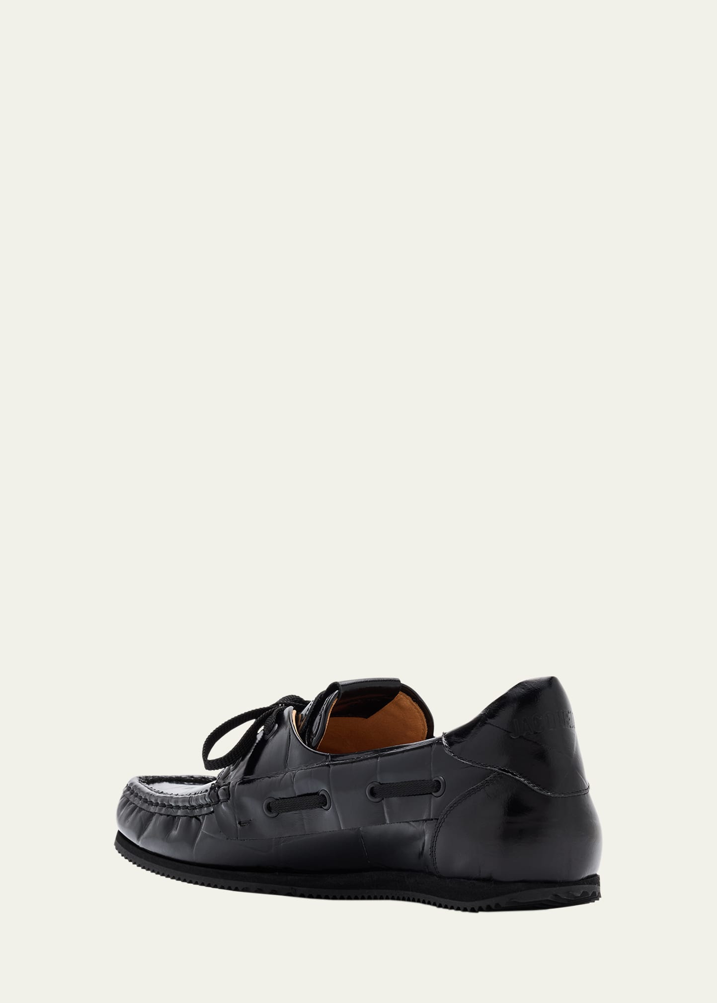 Men's Les Batto Calfskin Boat Shoes - 4