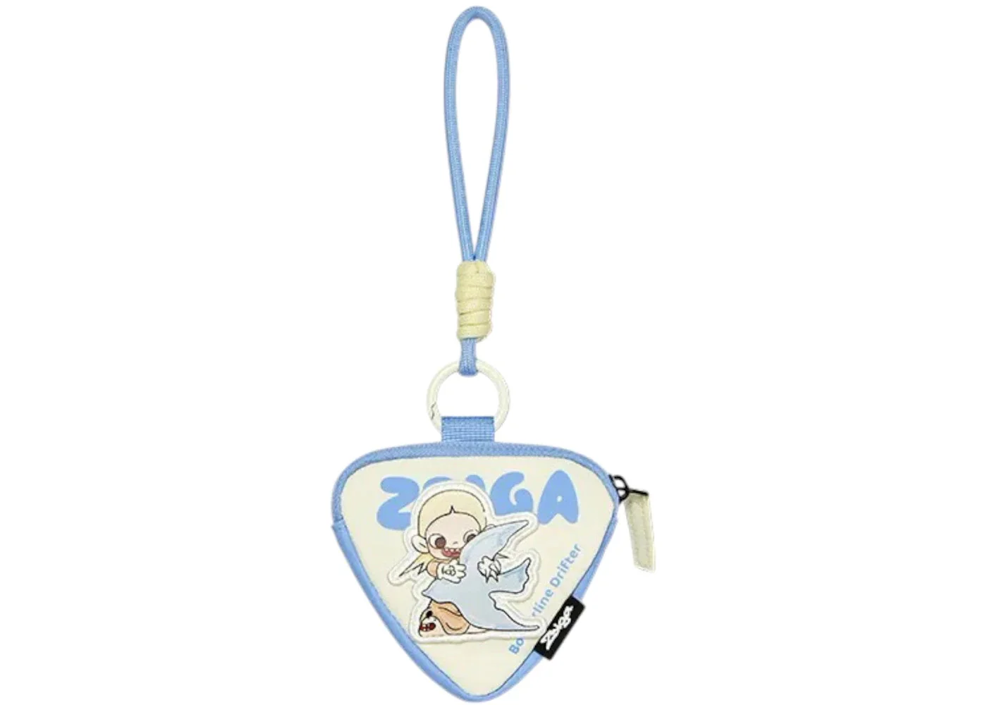 Pop Mart Zsiga Borderline Drifter Series Clutching Blue Triangular Bag Charm - 1