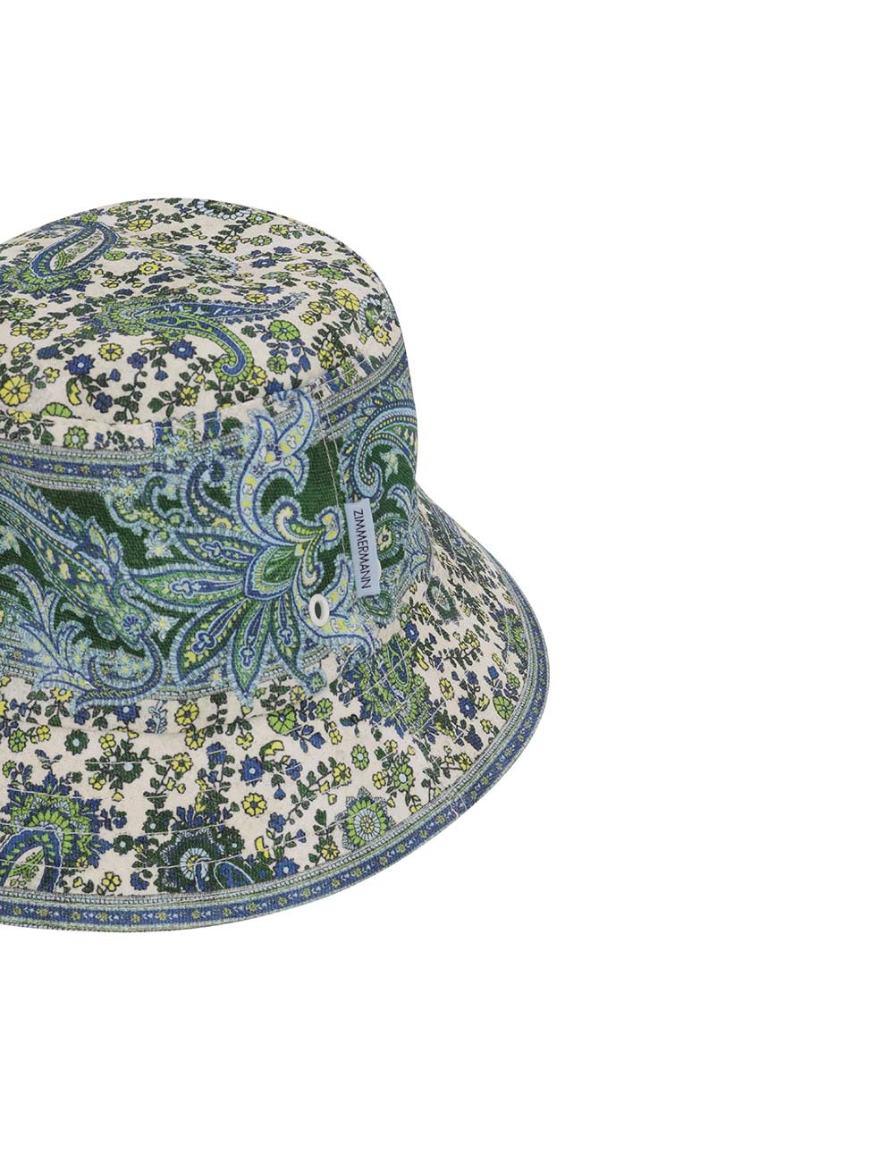 PRINTED CANVAS BUCKET HAT - 6