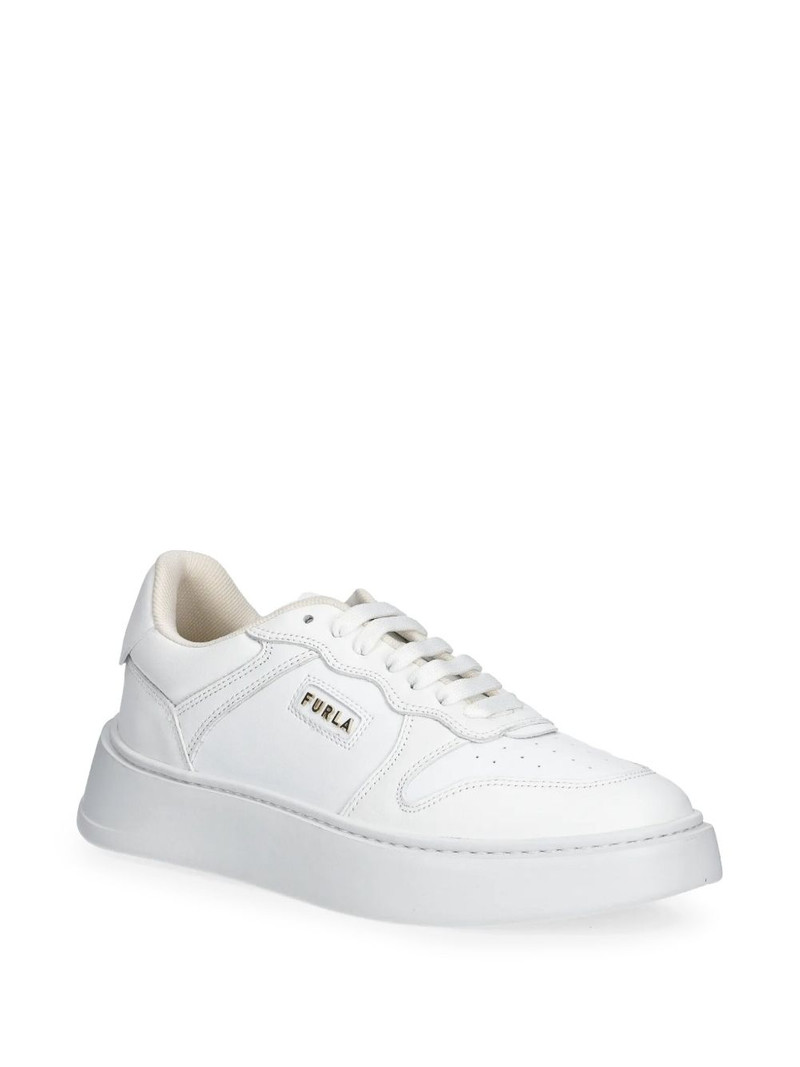 FURLA logo-appliqué sneakers outlook