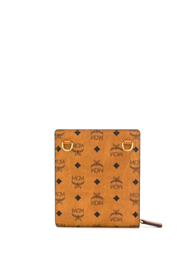 MCM monogram print wallet outlook