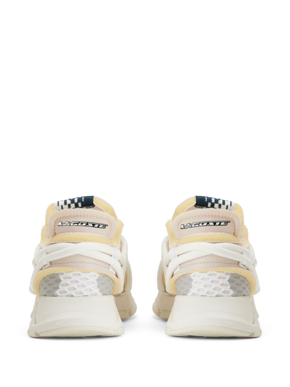 logo-print panelled sneakers - 3