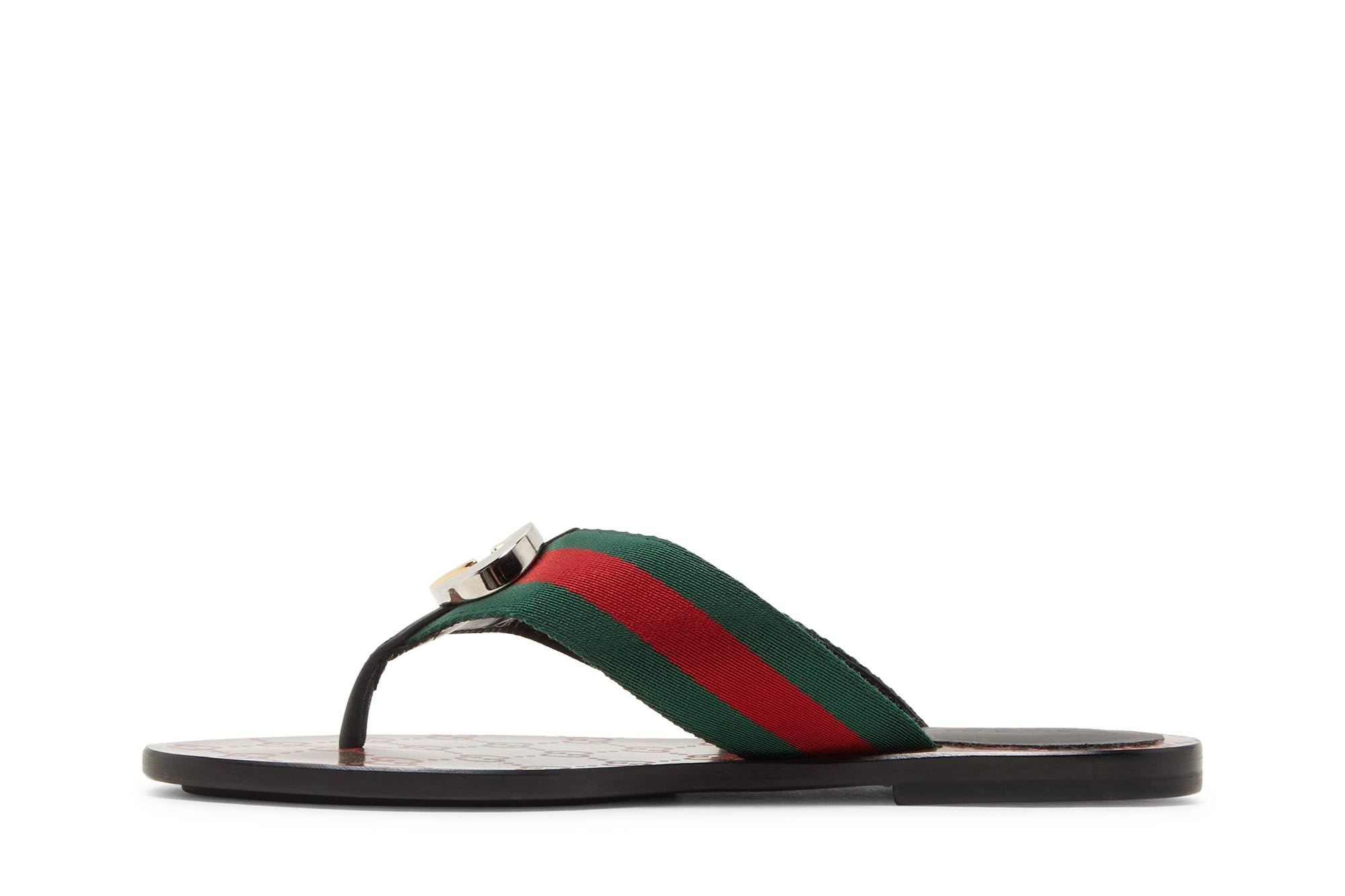 Gucci Wmns GG Web Sandal 'Black' - 3