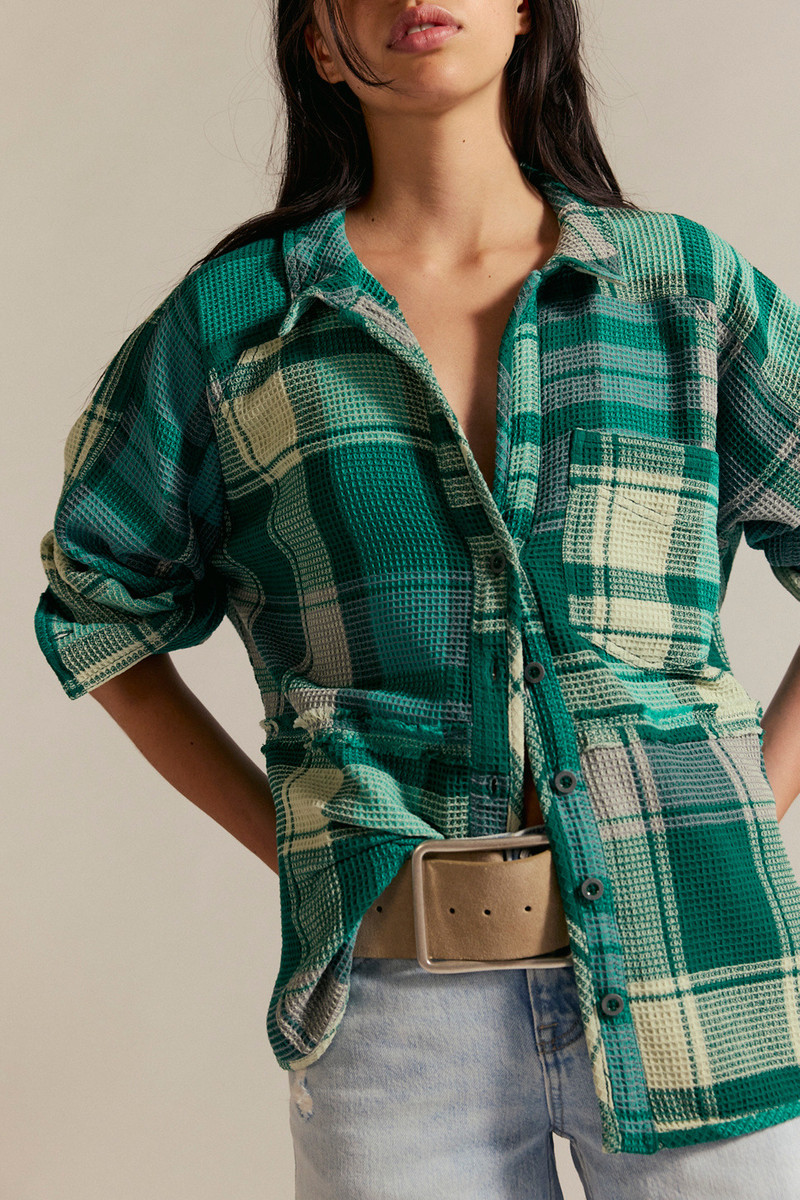 We The Free Cozy In Plaid Shirt 4