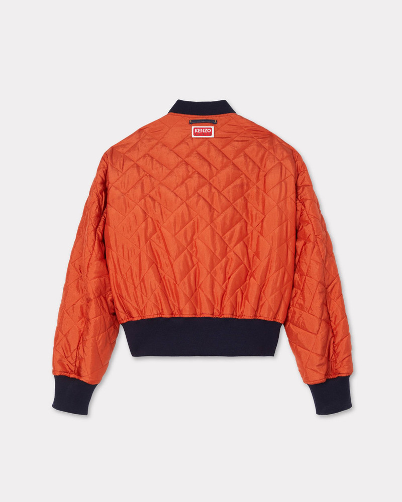 'KENZO Constellation' reversible embroidered bomber in japanese denim 4