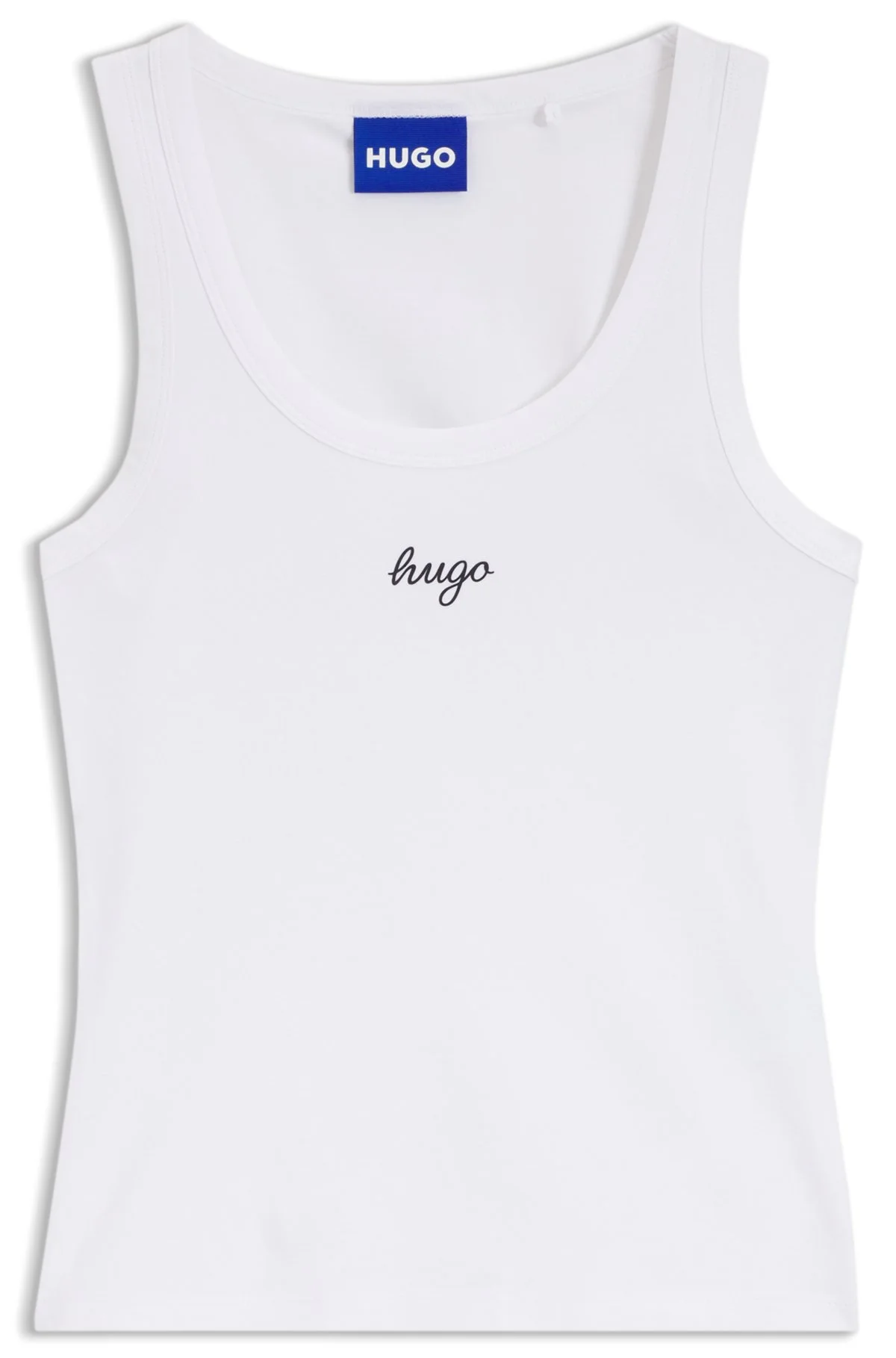 EXTRA-SLIM-FIT TANK TOP WITH PUFF-PRINT LOGO - 1