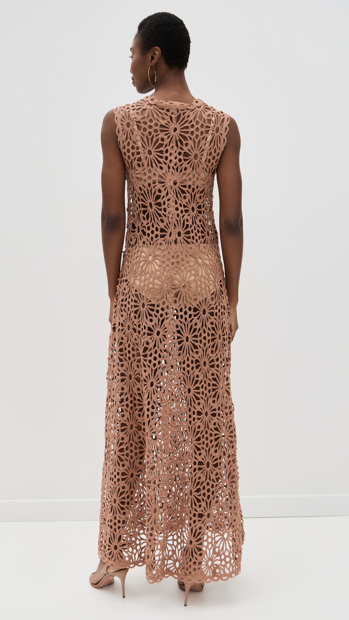 Sleeveless Swing Maxi Dress - 3