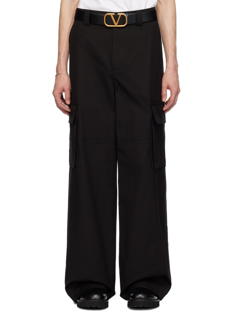 Black Hammer Loop Cargo Pants 1