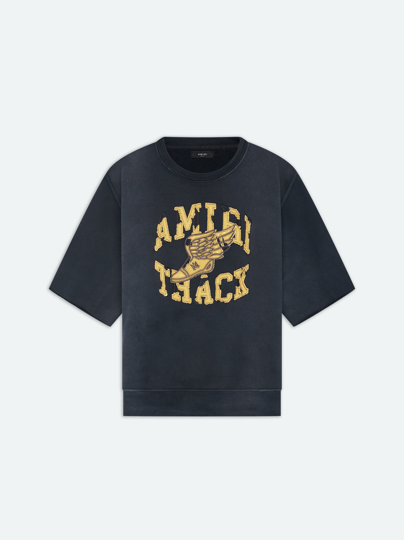 AMIRI TRACK CUT OFF CREWNECK - 1