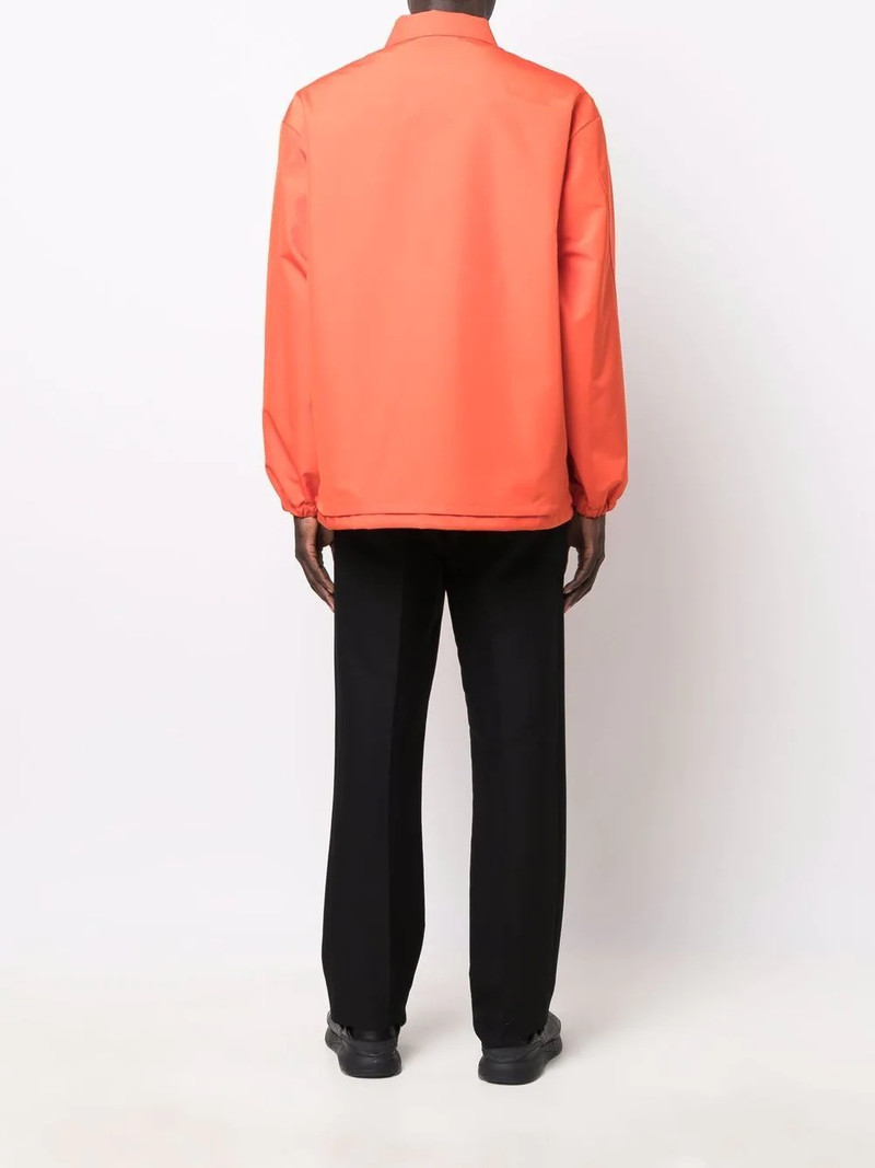 drawstring-waist shirt jacket 4
