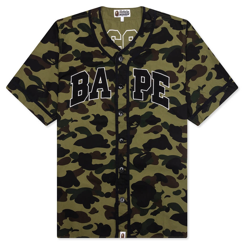 1ST CAMO BASEBALL SHIRT - GREEN - 1