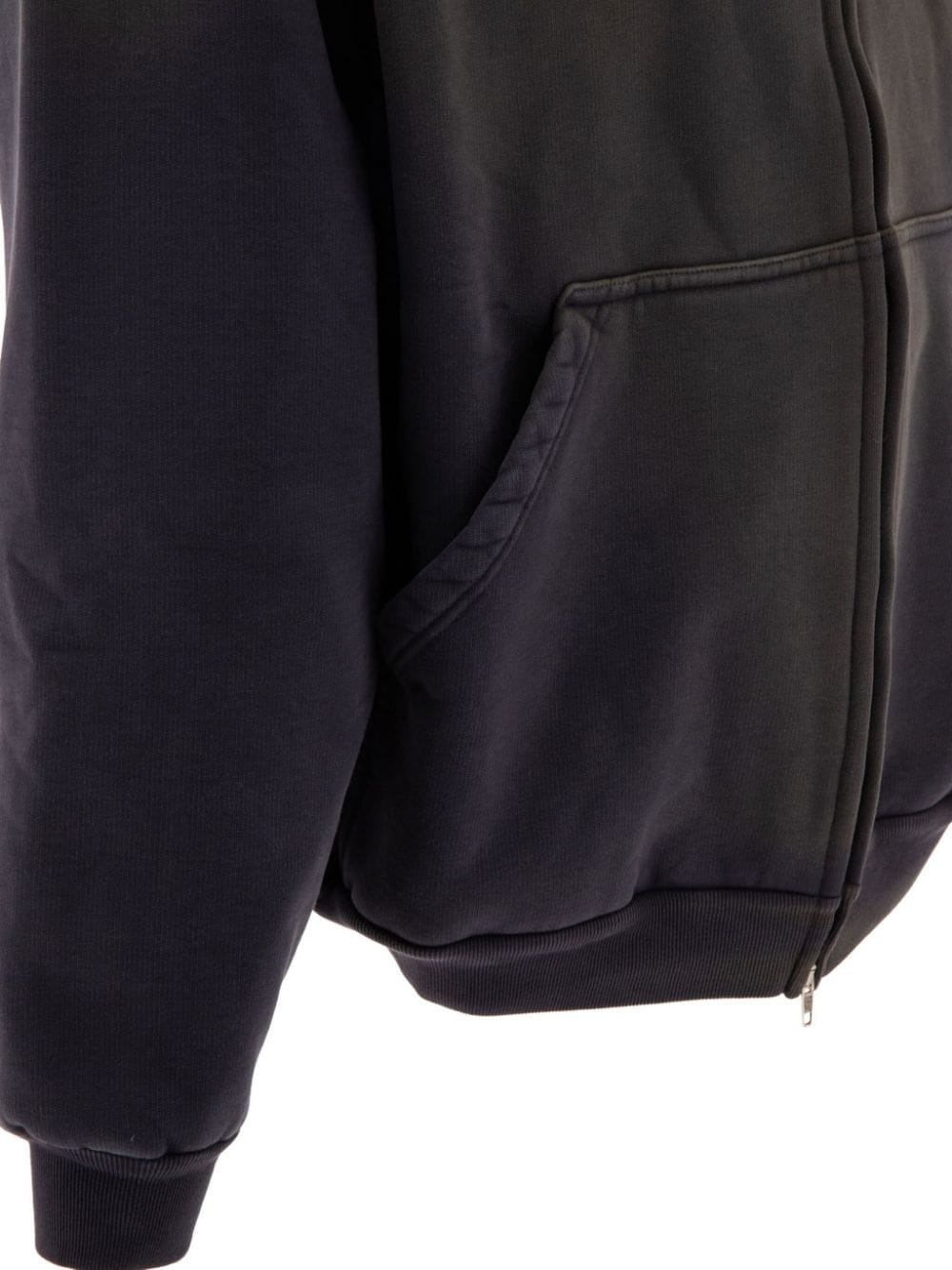 scarf-detail hoodie - 4
