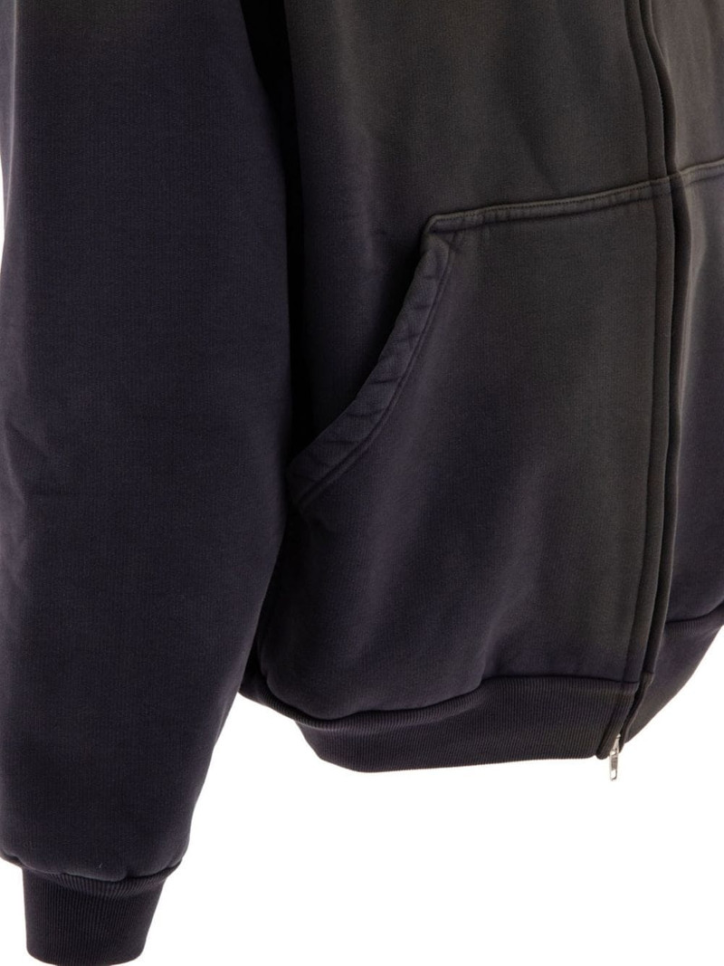 scarf-detail hoodie 4