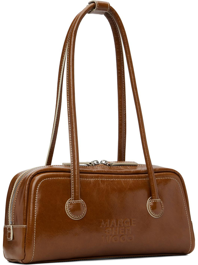 MARGESHERWOOD Brown Soft Boston EW Bag outlook