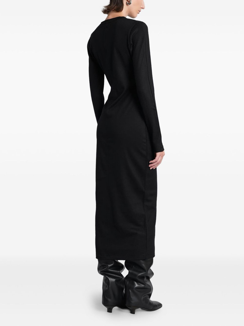 entire studios long-sleeve fitted midi dress outlook