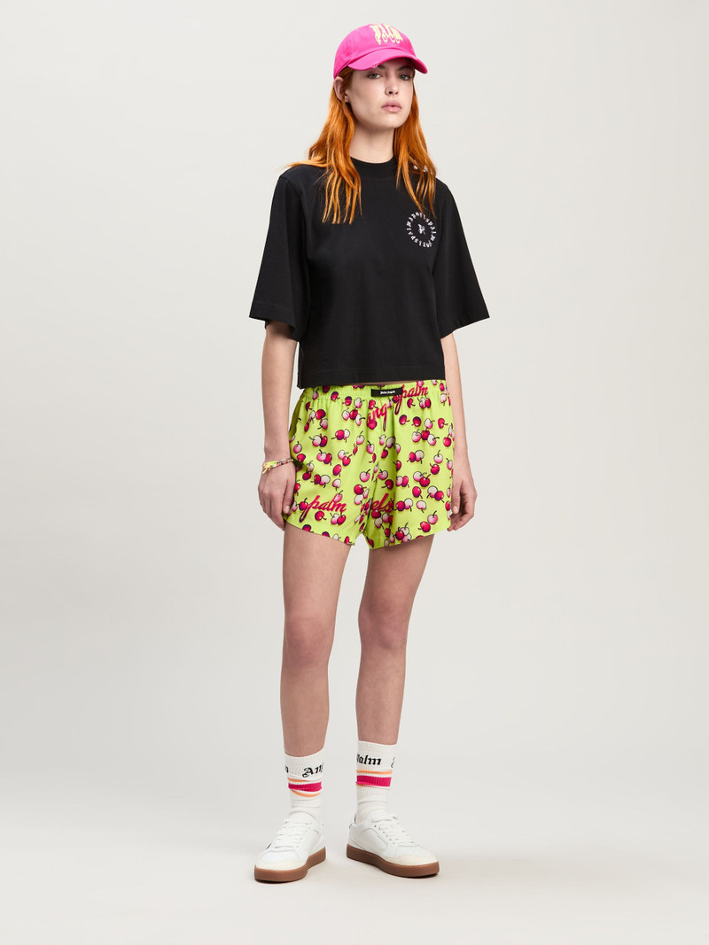 Palm Angels Monogram crop t-shirt outlook