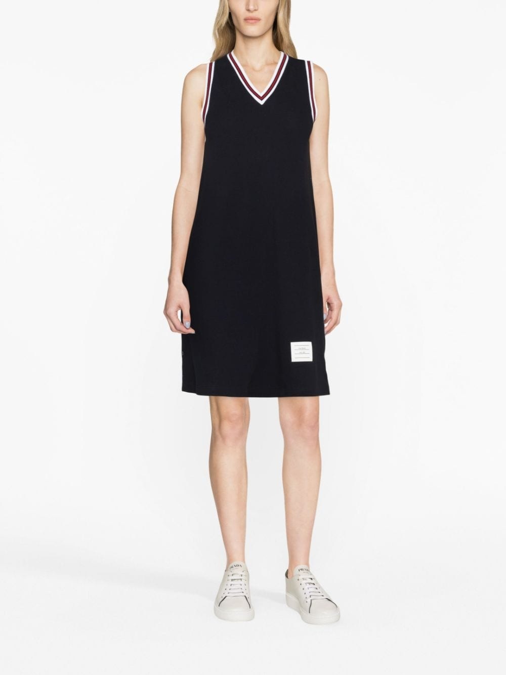 RWB-stripe piquÃ© tennis minidress - 3