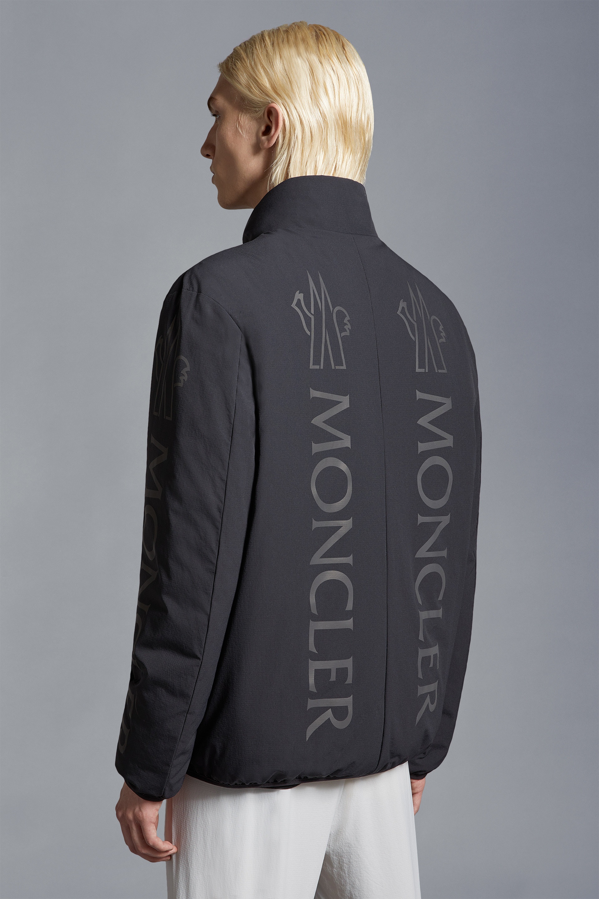 Moncler Ponset Short Down Jacket | REVERSIBLE