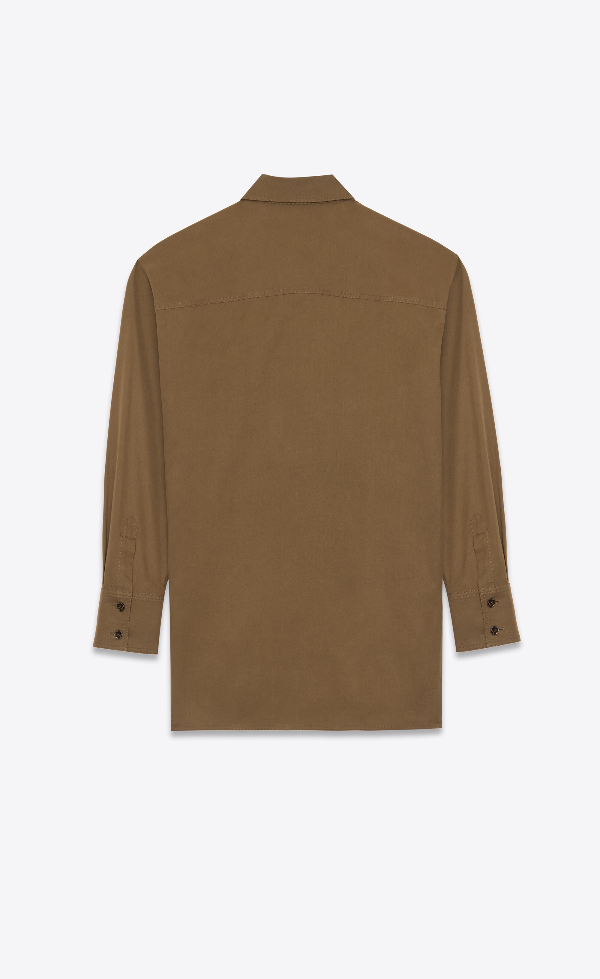 saharienne shirt in cotton twill - 4