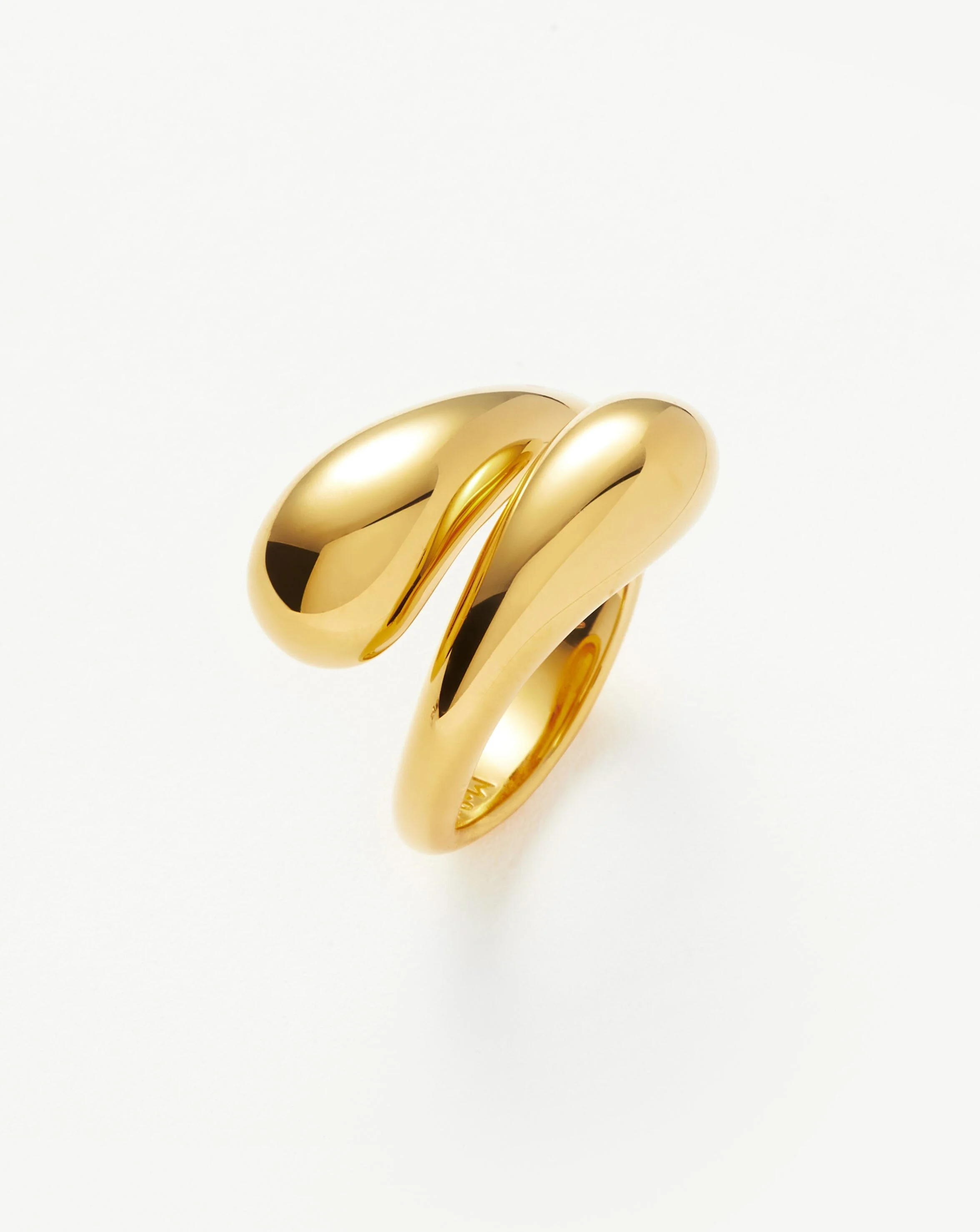 Savi Sculptural Crossover Ring - 1