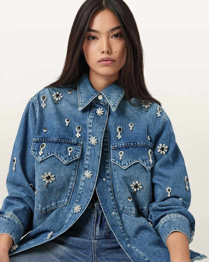 ENNA EMBELLISHED DENIM SHIRT 3